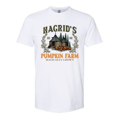 Retro Fall HagridS Pumpkin Farm Patch Autumn Pumpkin Garden Softstyle CVC T-Shirt