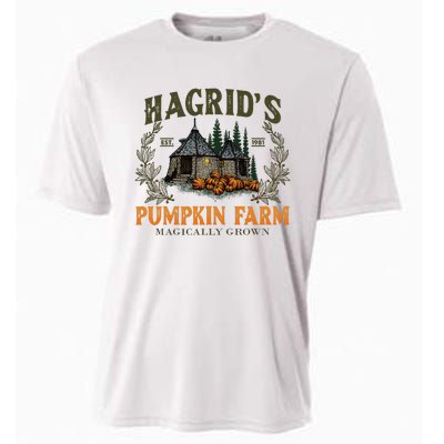 Retro Fall HagridS Pumpkin Farm Patch Autumn Pumpkin Garden Cooling Performance Crew T-Shirt