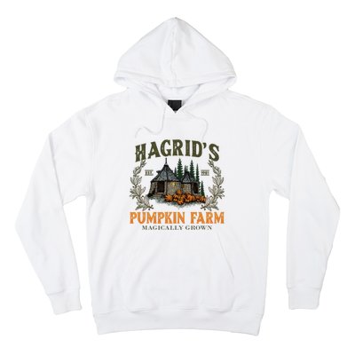 Retro Fall HagridS Pumpkin Farm Patch Autumn Pumpkin Garden Hoodie