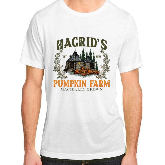 Retro Fall HagridS Pumpkin Farm Patch Autumn Pumpkin Garden Adult ChromaSoft Performance T-Shirt