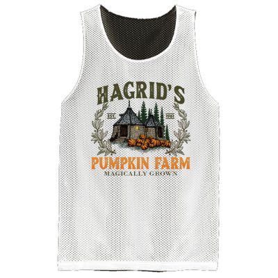 Retro Fall HagridS Pumpkin Farm Patch Autumn Pumpkin Garden Mesh Reversible Basketball Jersey Tank