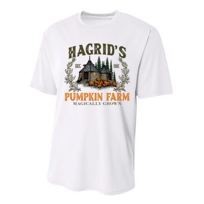 Retro Fall HagridS Pumpkin Farm Patch Autumn Pumpkin Garden Performance Sprint T-Shirt