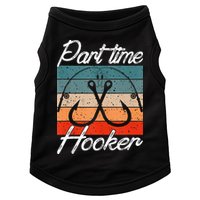 Retro Fishing Hooks Part Time Hooker Doggie Tank