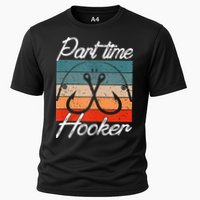 Retro Fishing Hooks Part Time Hooker Performance Shirt