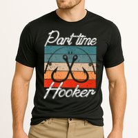 Retro Fishing Hooks Part Time Hooker Performance Shirt