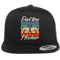 Retro Fishing Hooks Part Time Hooker Flatbill Hat