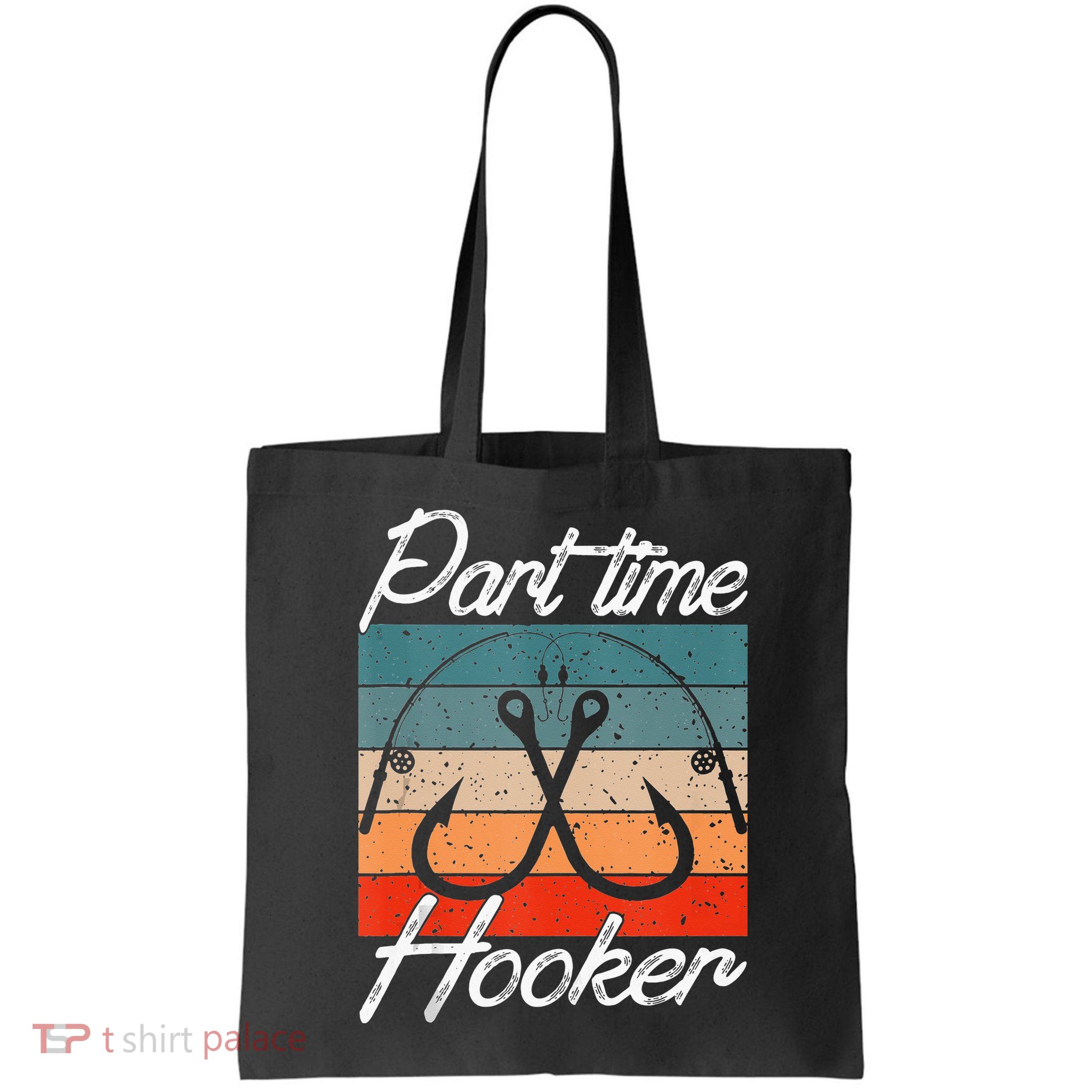 Retro Fishing Hooks Part Time Hooker Bag