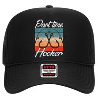 Retro Fishing Hooks Part Time Hooker Trucker Hat