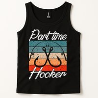 Retro Fishing Hooks Part Time Hooker Tank Top