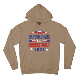 Republicans For Harris Walz Kamala Harris For President 2024 Hoodie