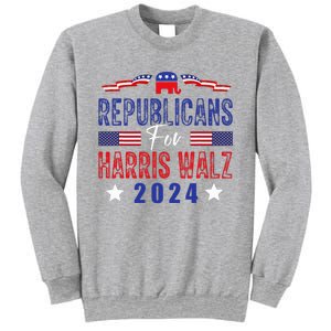 Republicans For Harris Walz Kamala Harris For President 2024 Sweatshirt