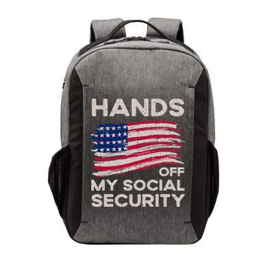 Retro Flag Hands Off My Social Security Protest Vintage Vector Backpack