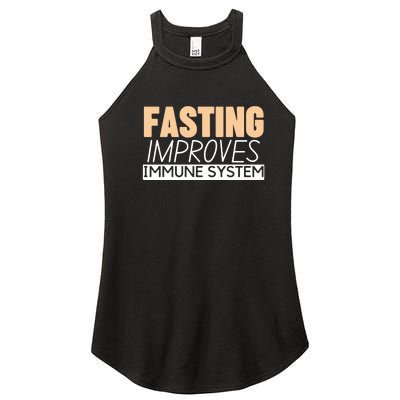 Ramadan Fasting Improves Immune System Gift For Ramadan Mubarak Women’s Perfect Tri Rocker Tank