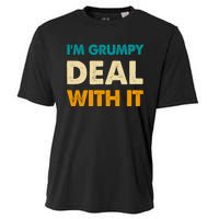 Retro Funny IM Grumpy Deal With It Cooling Performance Crew T-Shirt