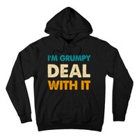 Retro Funny IM Grumpy Deal With It Hoodie