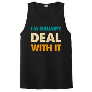 Retro Funny IM Grumpy Deal With It PosiCharge Competitor Tank