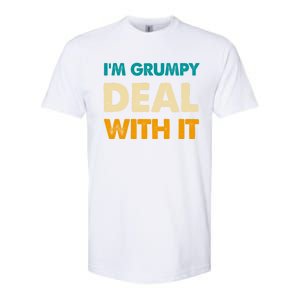 Retro Funny IM Grumpy Deal With It Softstyle CVC T-Shirt