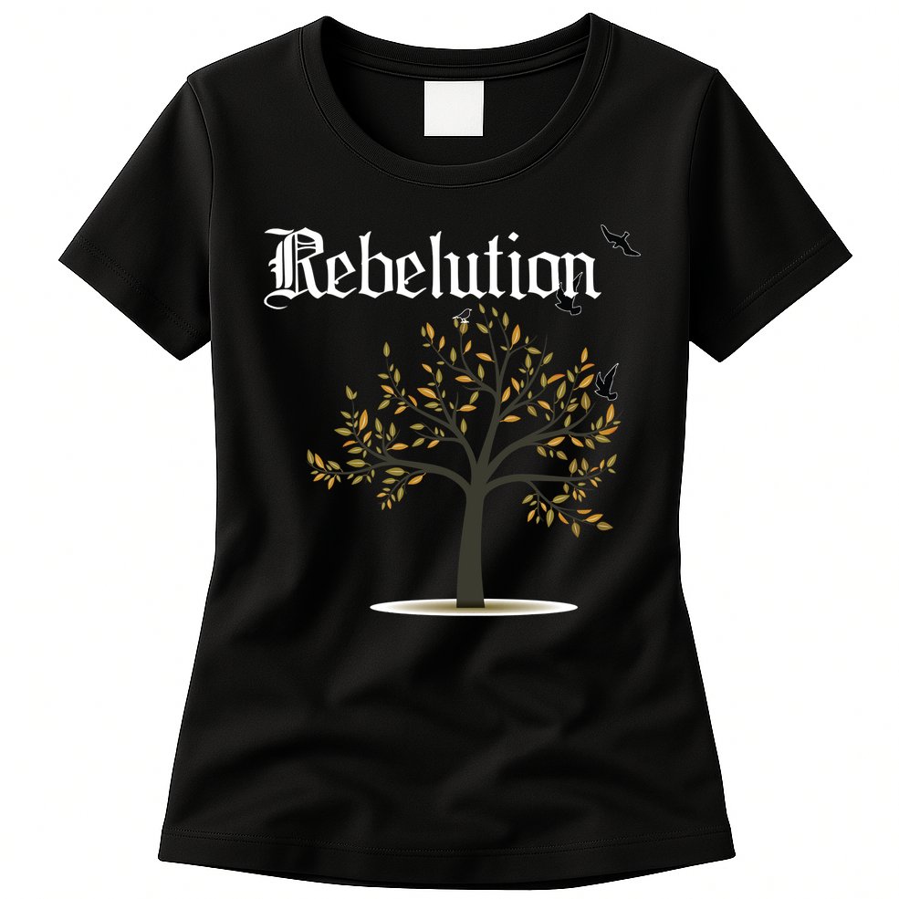 Rebelution Falling Into Place Womens T-Shirt