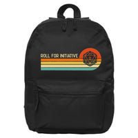 Roll For Initiative Rpg Gaming 16 in Basic Backpack