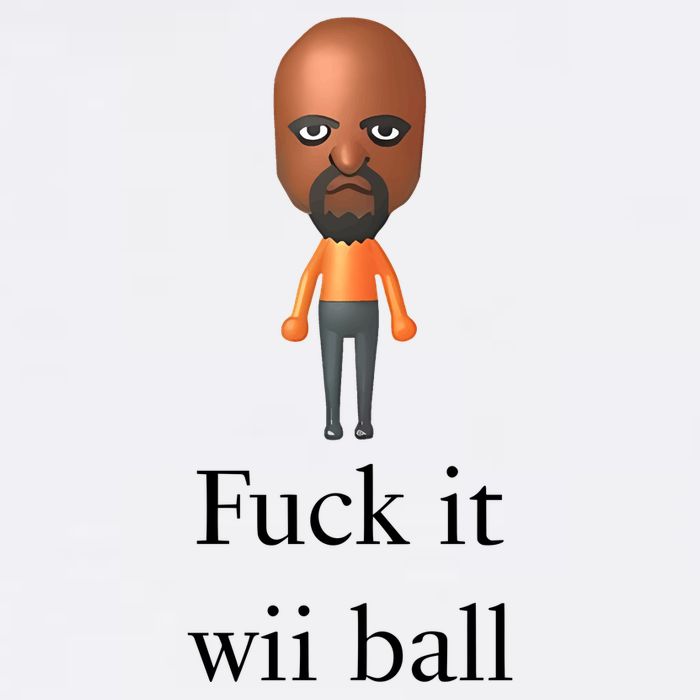 Rroguethreads Fuck It Wii Ball Cooling Performance Crew T-Shirt