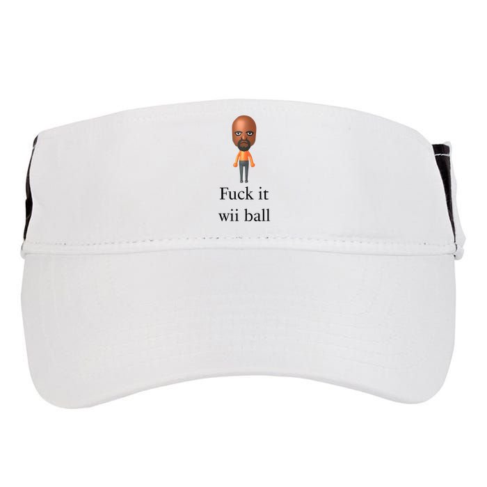 Rroguethreads Fuck It Wii Ball Adult Drive Performance Visor