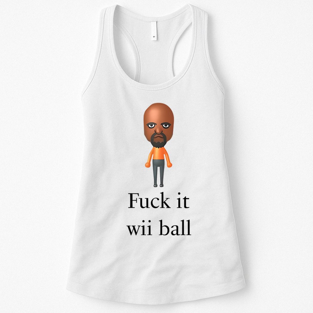 Rroguethreads Fuck It Wii Ball Womens Tank Top