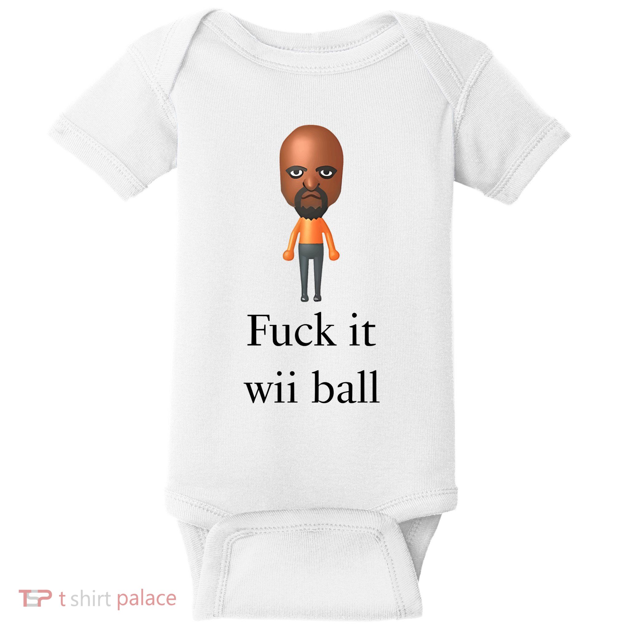 Rroguethreads Fuck It Wii Ball Baby Bodysuit