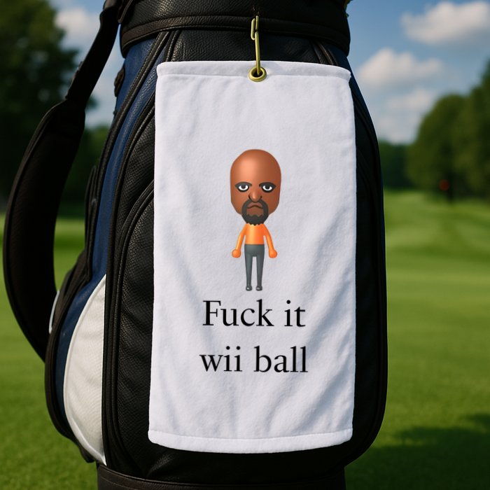 Rroguethreads Fuck It Wii Ball Golf Towel