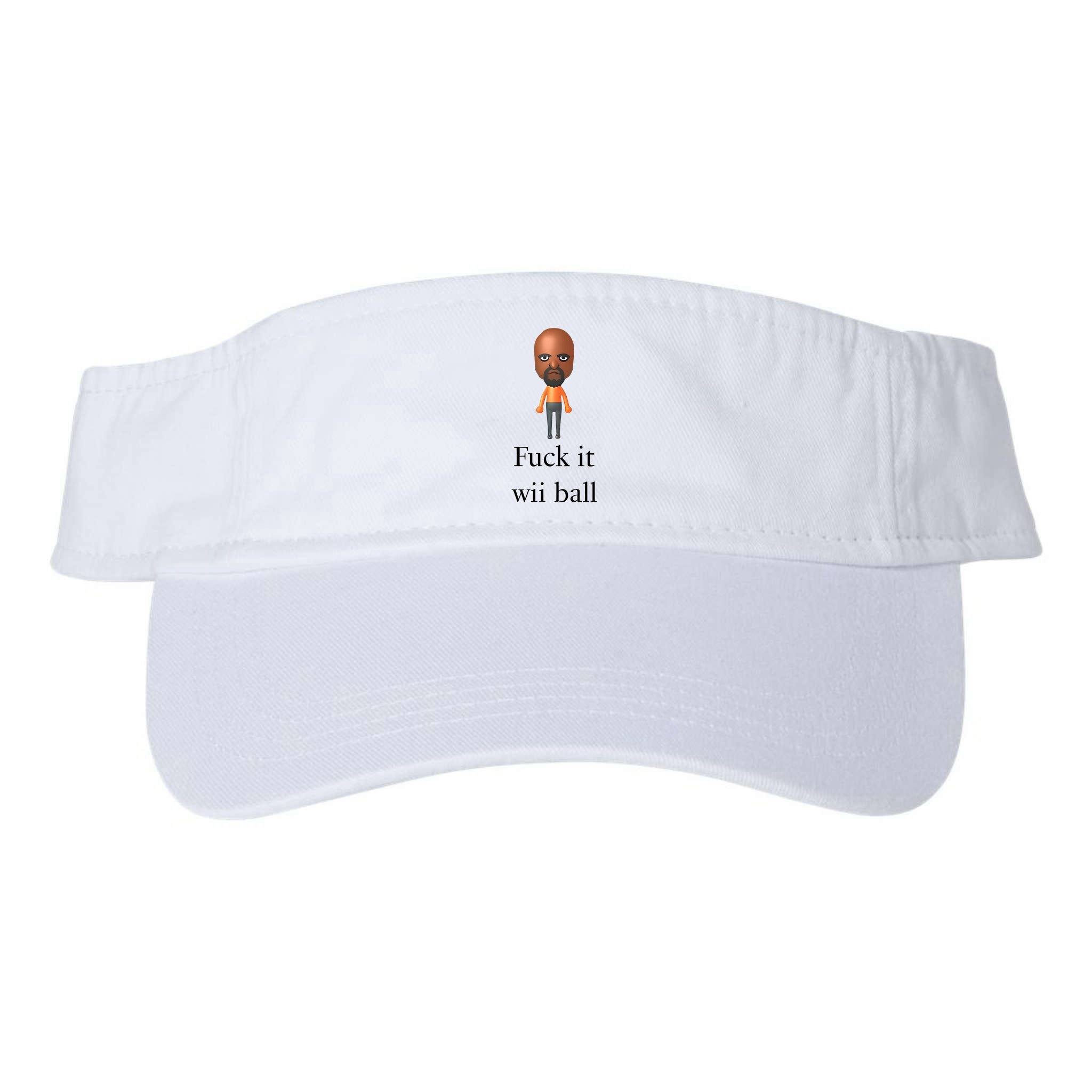 Rroguethreads Fuck It Wii Ball Visor