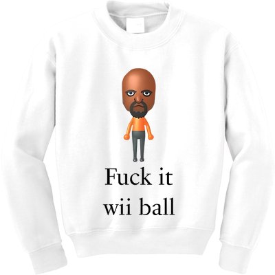 Rroguethreads Fuck It Wii Ball Kids Sweatshirt