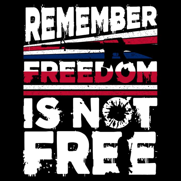 Remember Freedom Is Not Free Gift Memorial Day Impact Tech Backpack