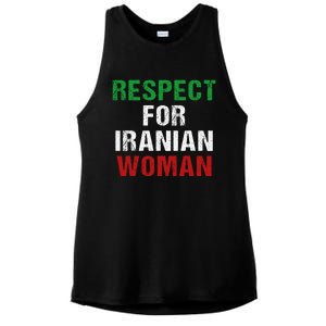 respect for Iranian woman 's rights activist Iran Flag Ladies PosiCharge Tri-Blend Wicking Tank