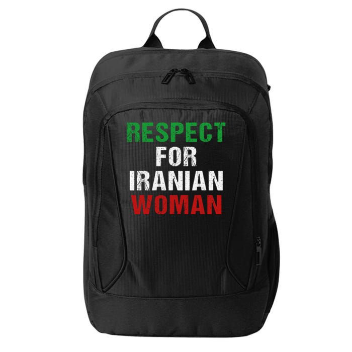 respect for Iranian woman 's rights activist Iran Flag City Backpack