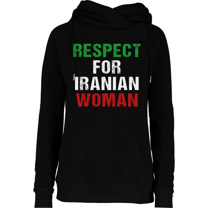 respect for Iranian woman 's rights activist Iran Flag Womens Funnel Neck Pullover Hood