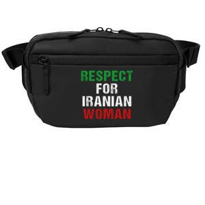 respect for Iranian woman 's rights activist Iran Flag Crossbody Pack