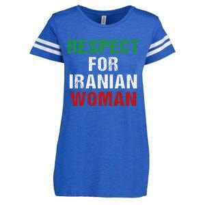 respect for Iranian woman 's rights activist Iran Flag Enza Ladies Jersey Football T-Shirt