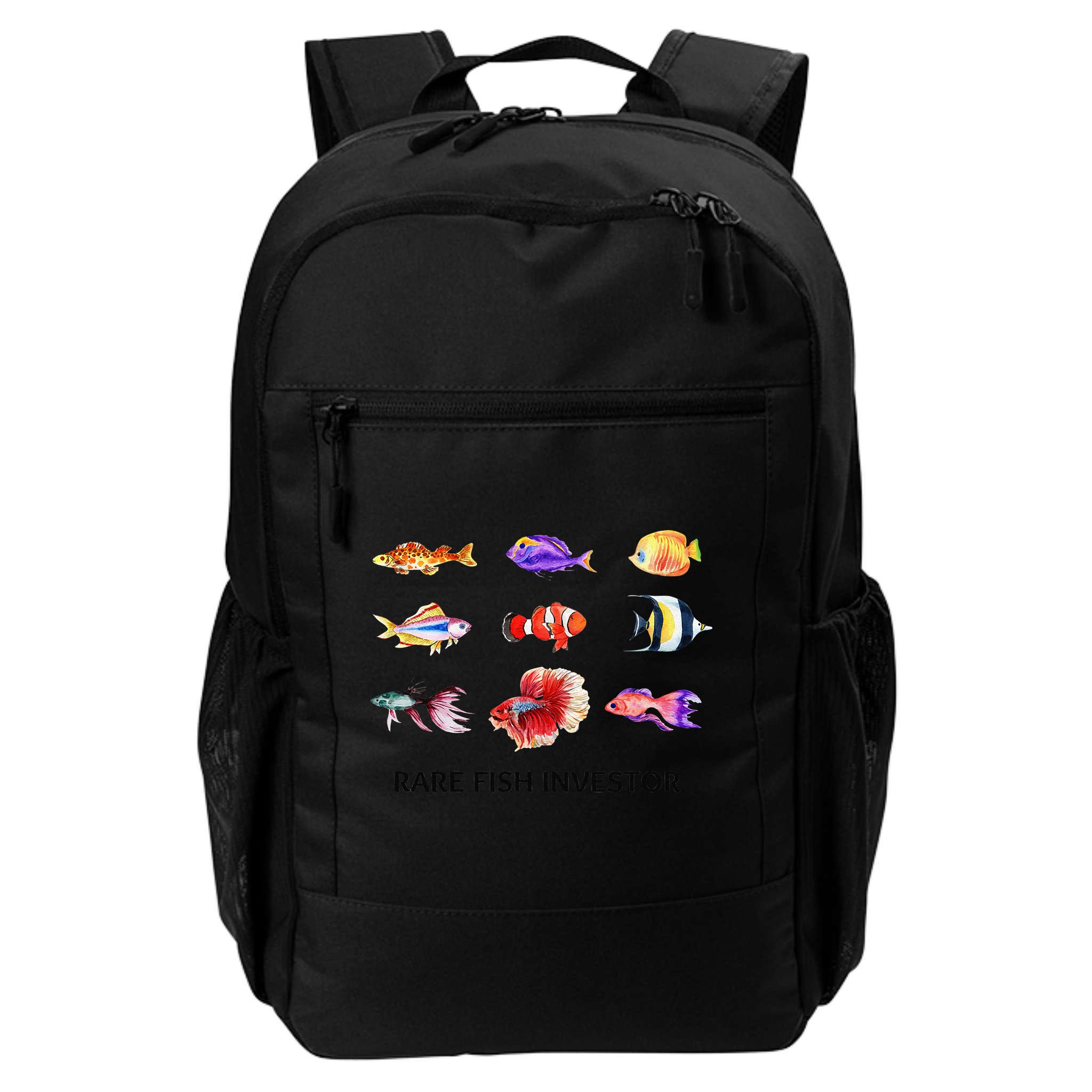 Rare Fish Investor Funny Fishing Season Backpack