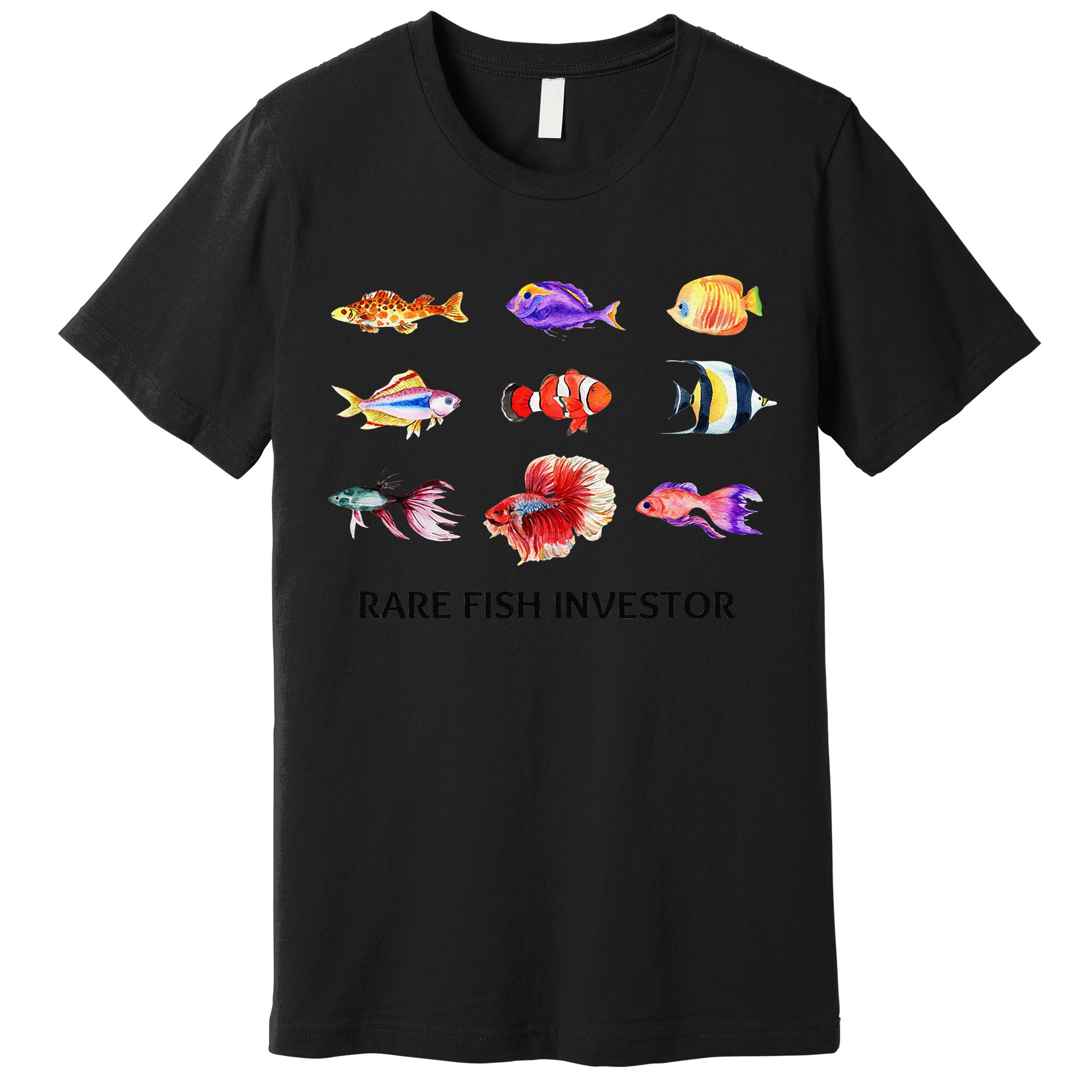 Rare Fish Investor Funny Fishing Season Premium T-Shirt