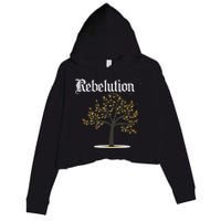 Rebelution Falling Into Place Crop Fleece Hoodie