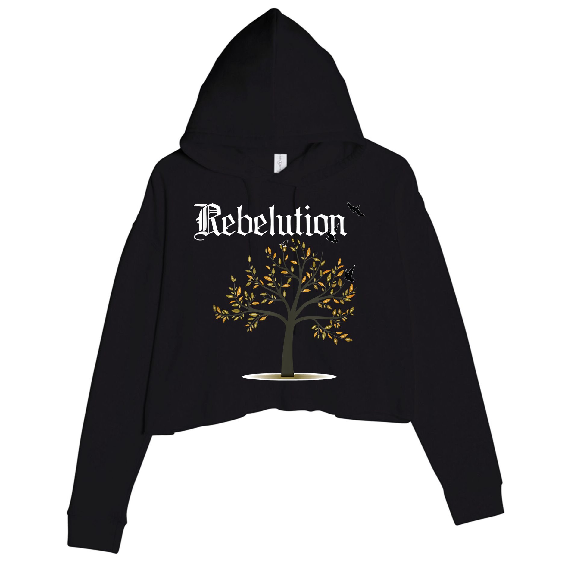 Rebelution Falling Into Place Crop Fleece Hoodie