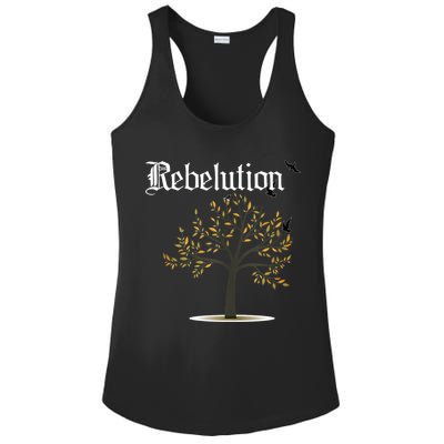 Rebelution Falling Into Place Ladies PosiCharge Competitor Racerback Tank