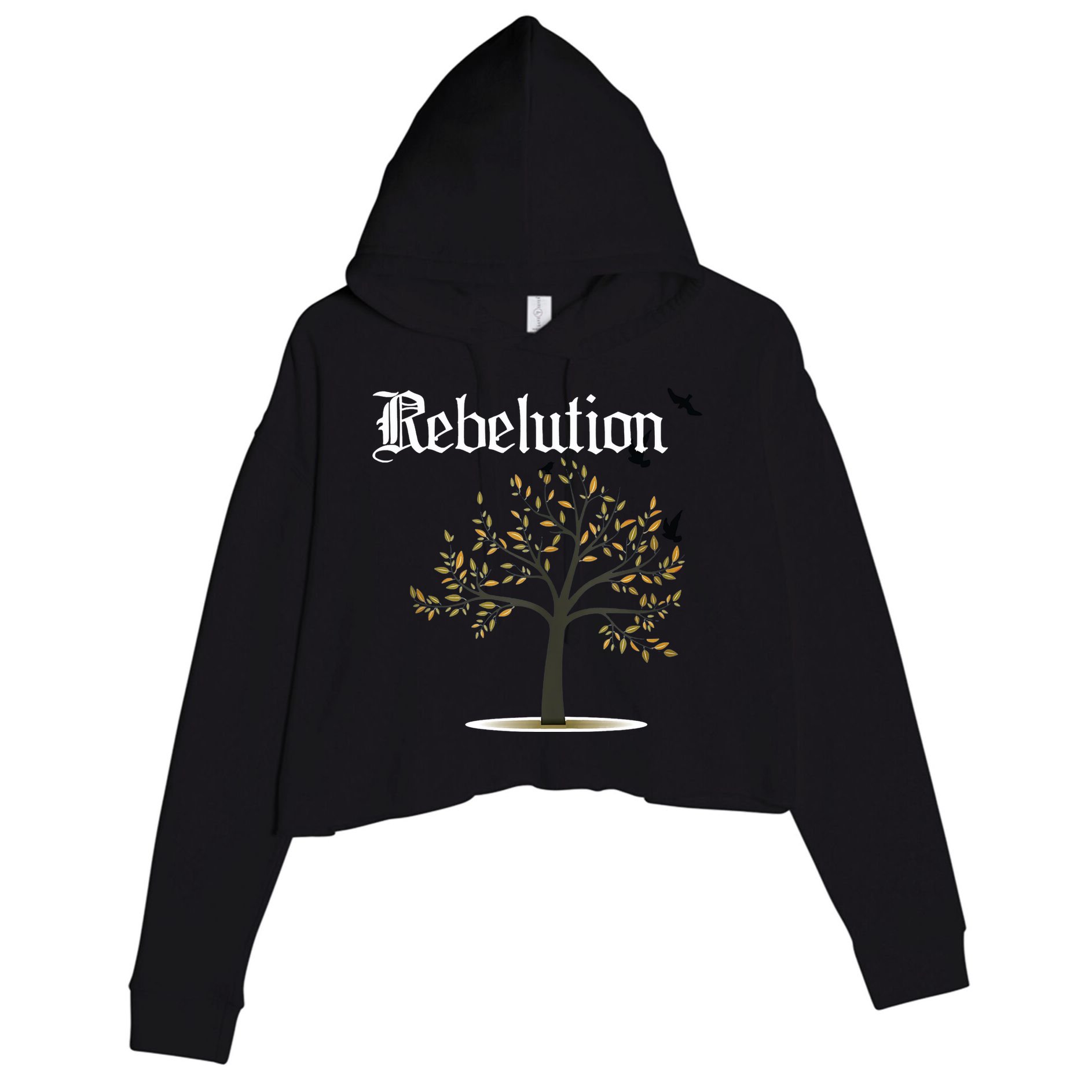 Rebelution Falling Into Place Crop Fleece Hoodie