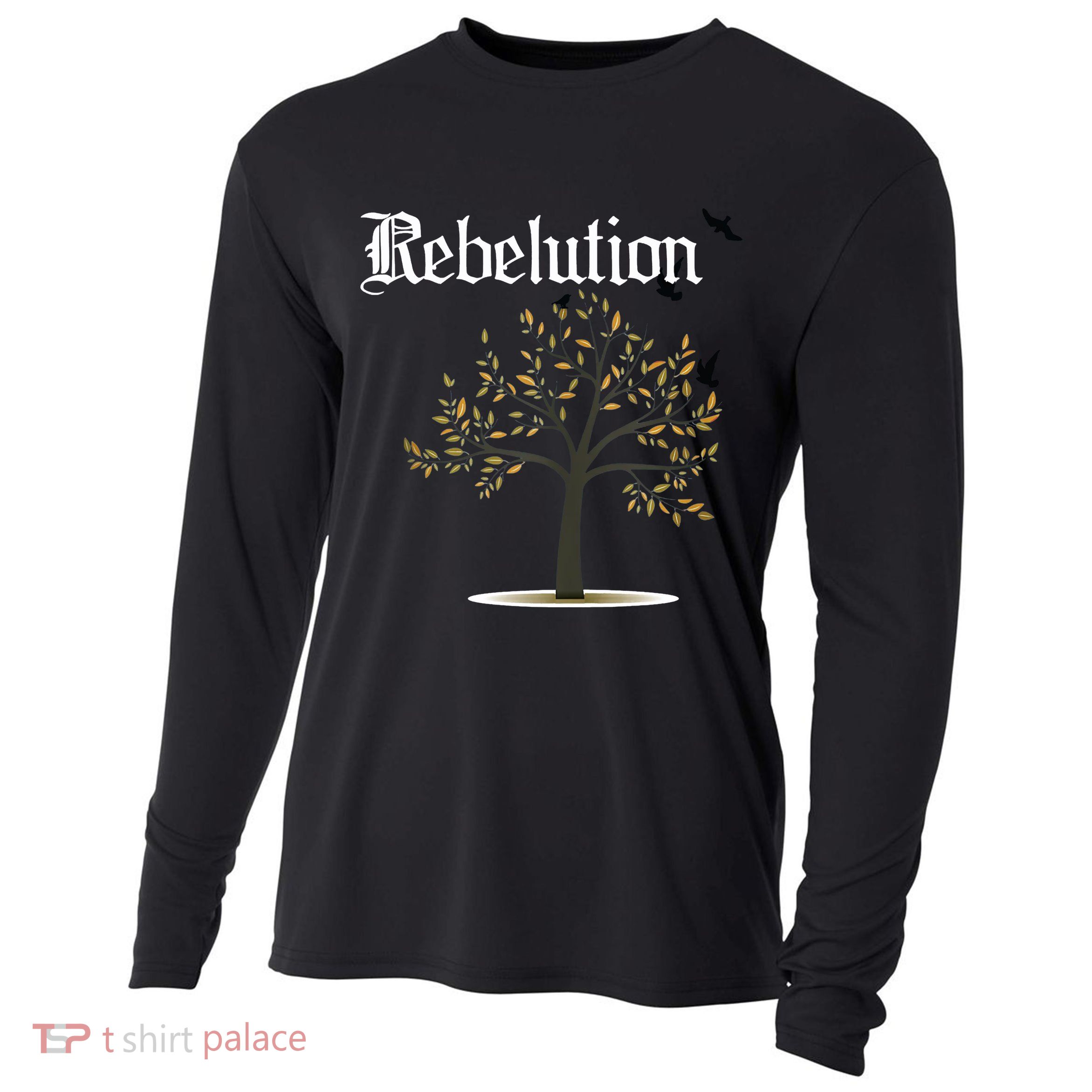 Rebelution Falling Into Place Cooling Performance Long Sleeve Crew
