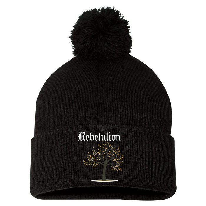 Rebelution Falling Into Place Pom Pom 12in Knit Beanie
