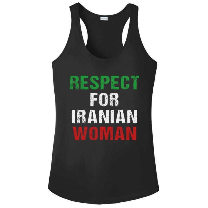 respect for Iranian woman 's rights activist Iran Flag Ladies PosiCharge Competitor Racerback Tank