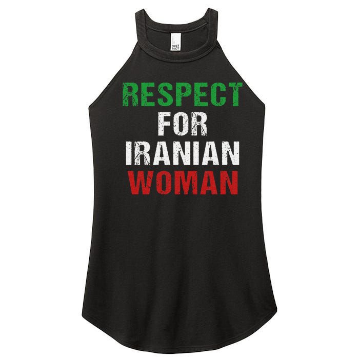 respect for Iranian woman 's rights activist Iran Flag Women's Perfect Tri Rocker Tank