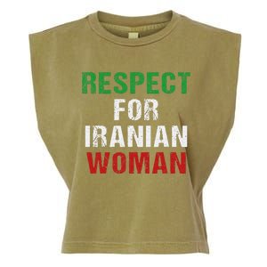 respect for Iranian woman 's rights activist Iran Flag Garment-Dyed Women's Muscle Tee