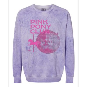 Retro Funny IM Gonna Keep On Dancing Pink Pony Clubs Disco Colorblast Crewneck Sweatshirt