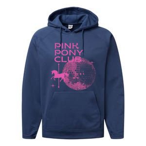 Retro Funny IM Gonna Keep On Dancing Pink Pony Clubs Disco Performance Fleece Hoodie