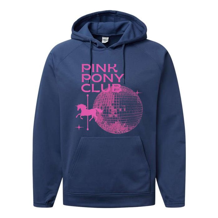 Retro Funny IM Gonna Keep On Dancing Pink Pony Clubs Disco Performance Fleece Hoodie